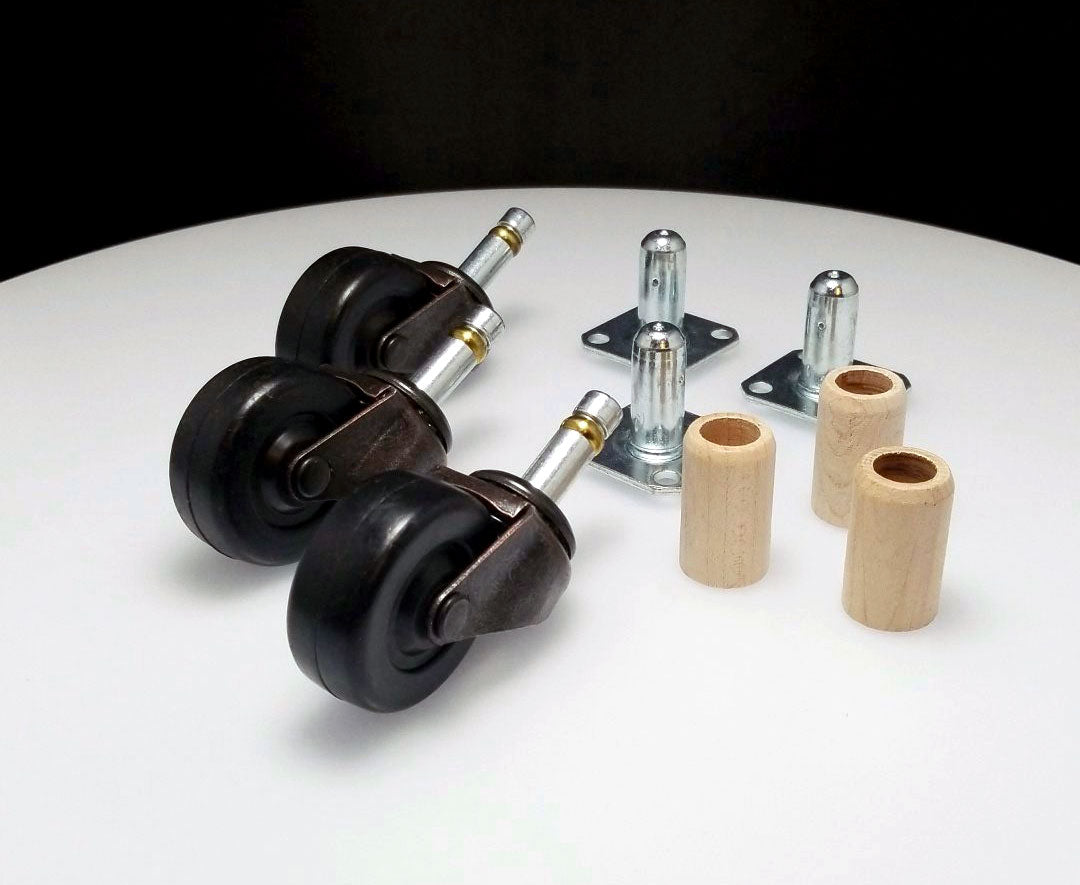 Piano Casters Rubber Wheels