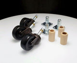 Piano Casters Rubber Wheels