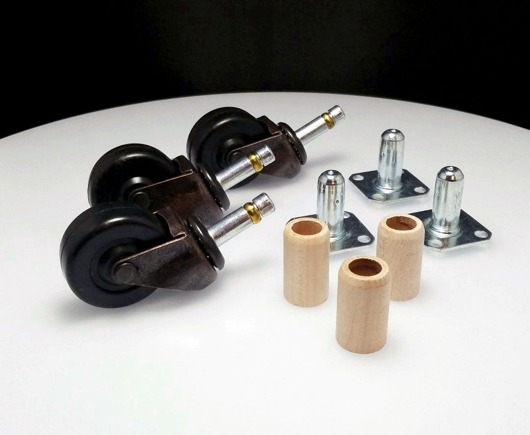 Piano Casters Rubber Wheels