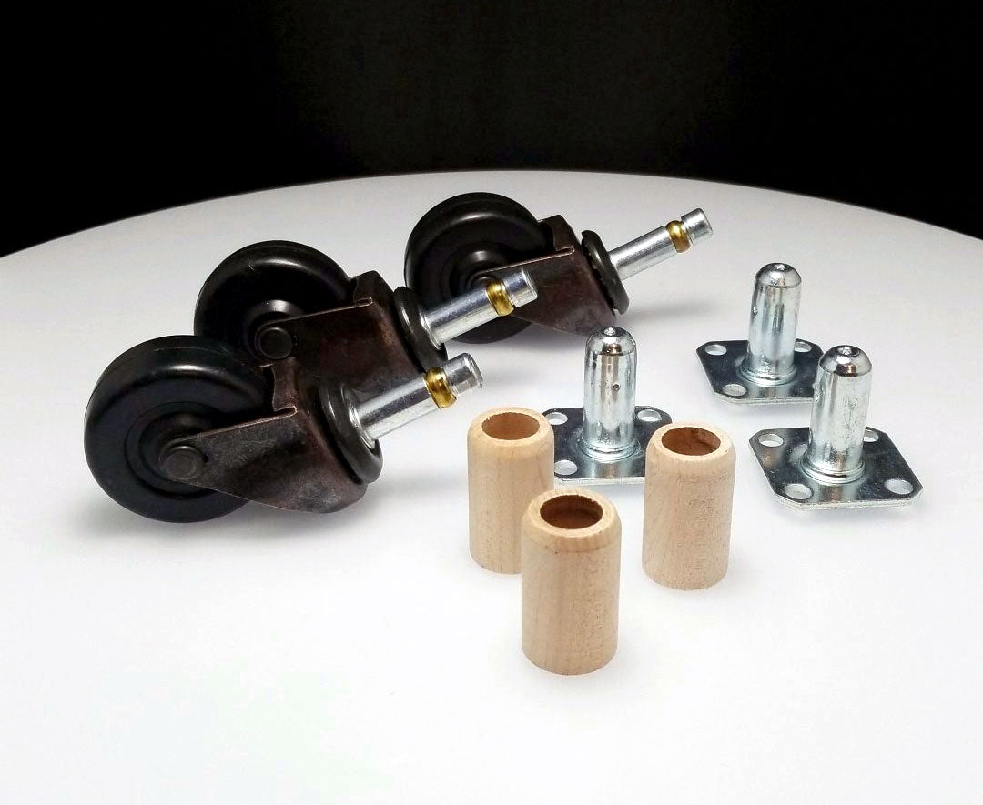 Piano Casters Rubber Wheels
