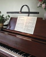 house of troy slimline piano lamp black 