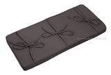 gray piano bench cushion grey pad