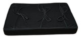 black piano bench cushion