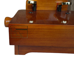 adjustable piano pedal platform brown