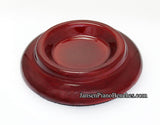 high polish mahogany piano caster cup pad