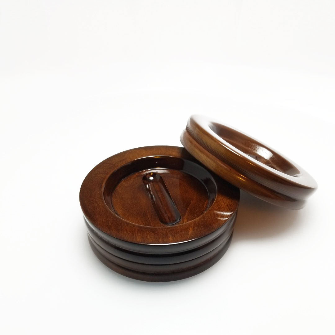 5" High Polish Piano Caster Cups Jansen