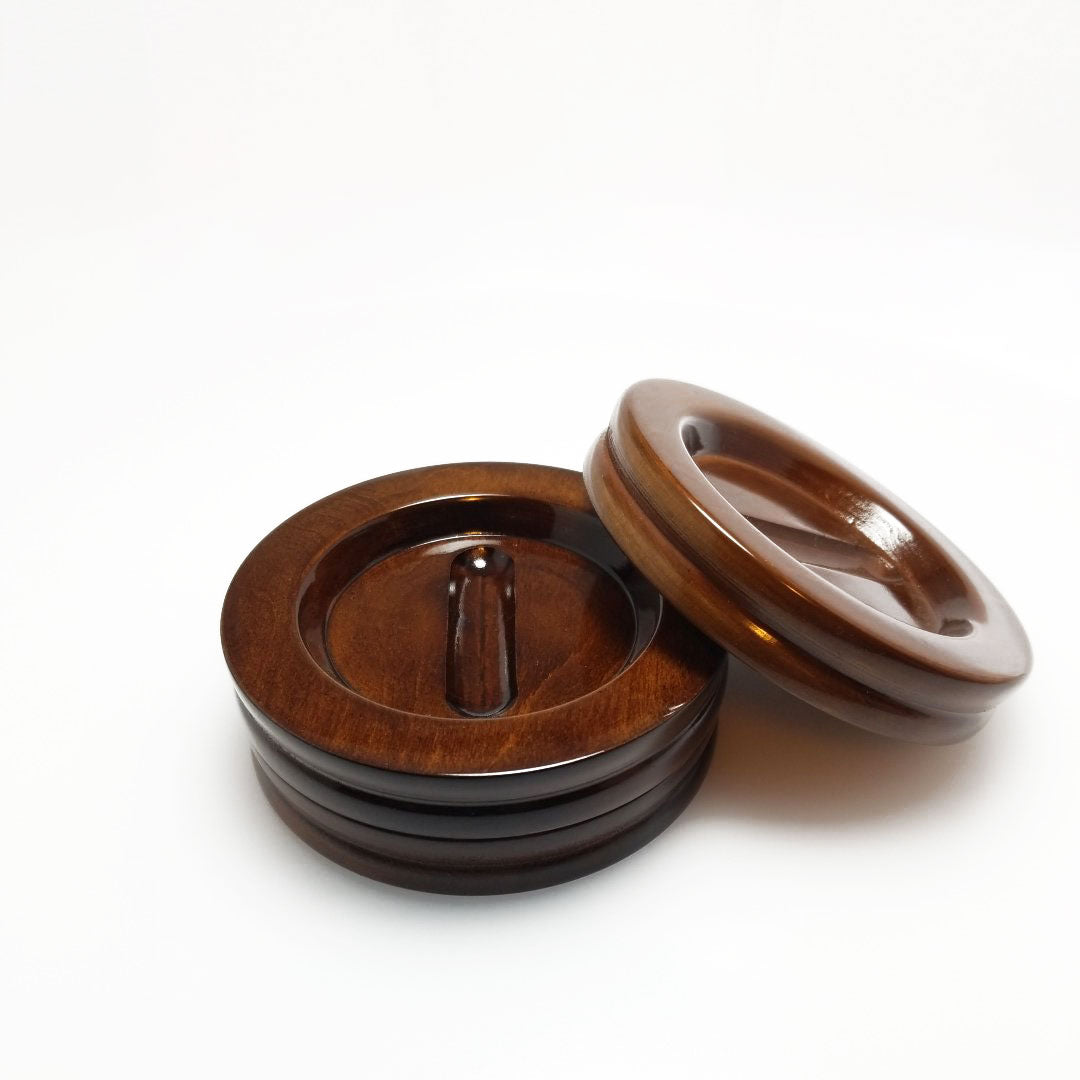 5" High Polish Piano Caster Cups Jansen