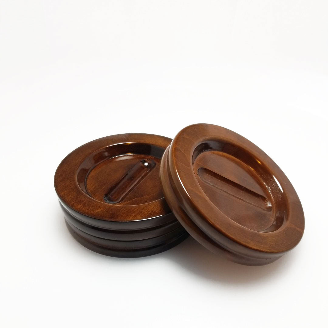 5" High Polish Piano Caster Cups Jansen