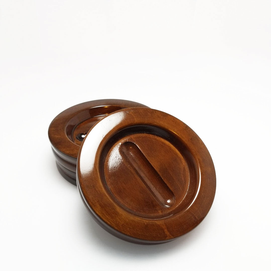 5" High Polish Piano Caster Cups Jansen