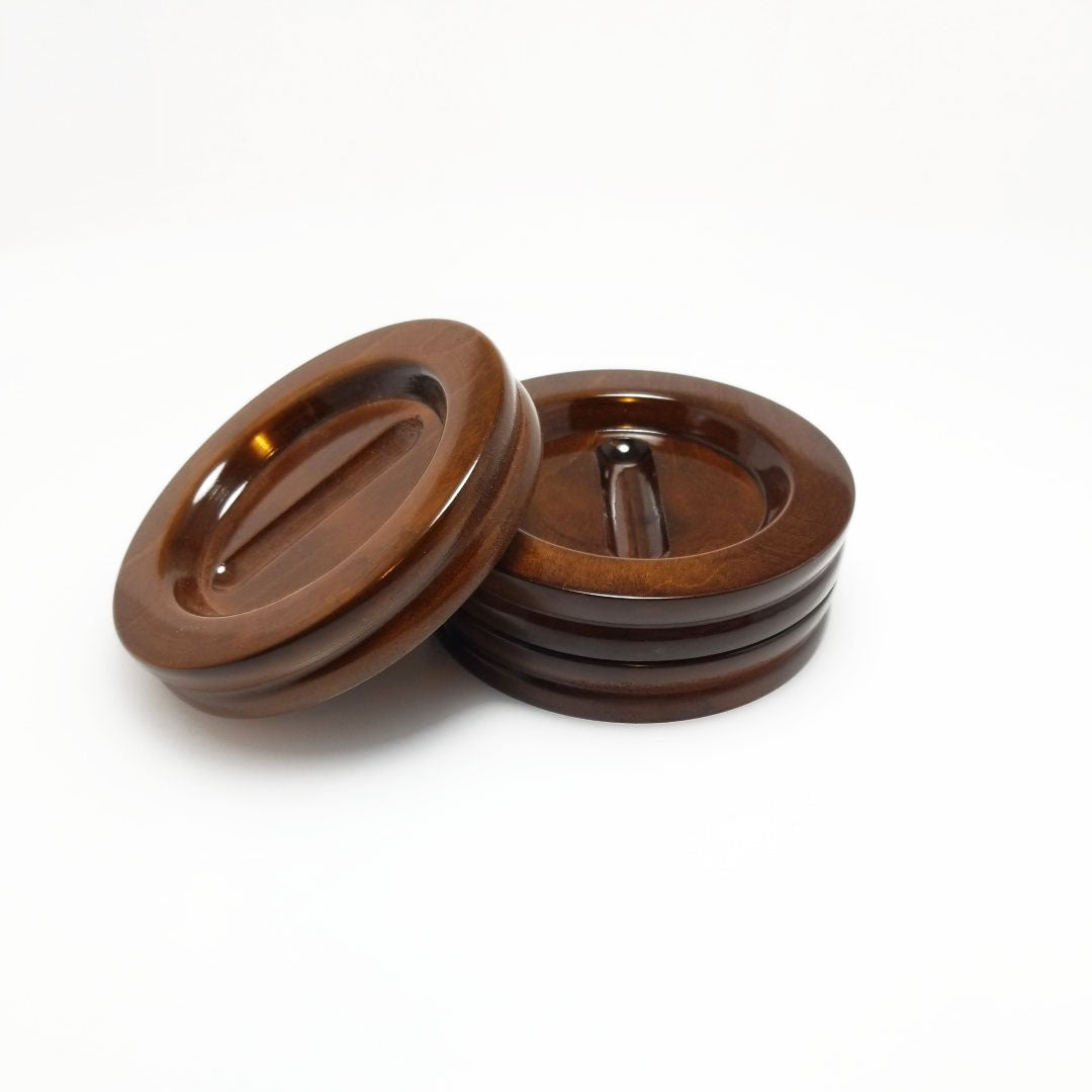 5" High Polish Piano Caster Cups Jansen