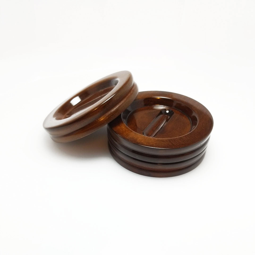 5" High Polish Piano Caster Cups Jansen