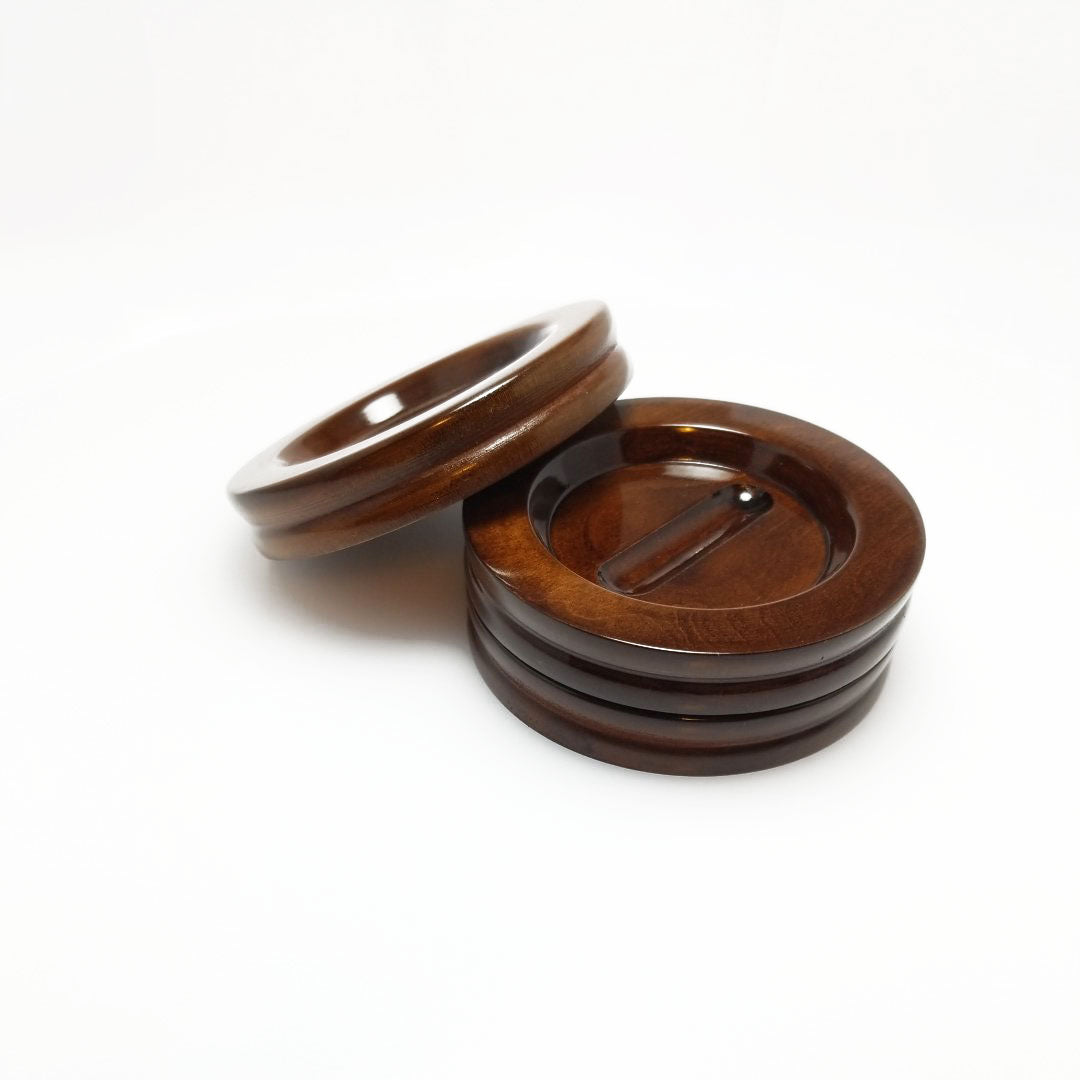 5" High Polish Piano Caster Cups Jansen