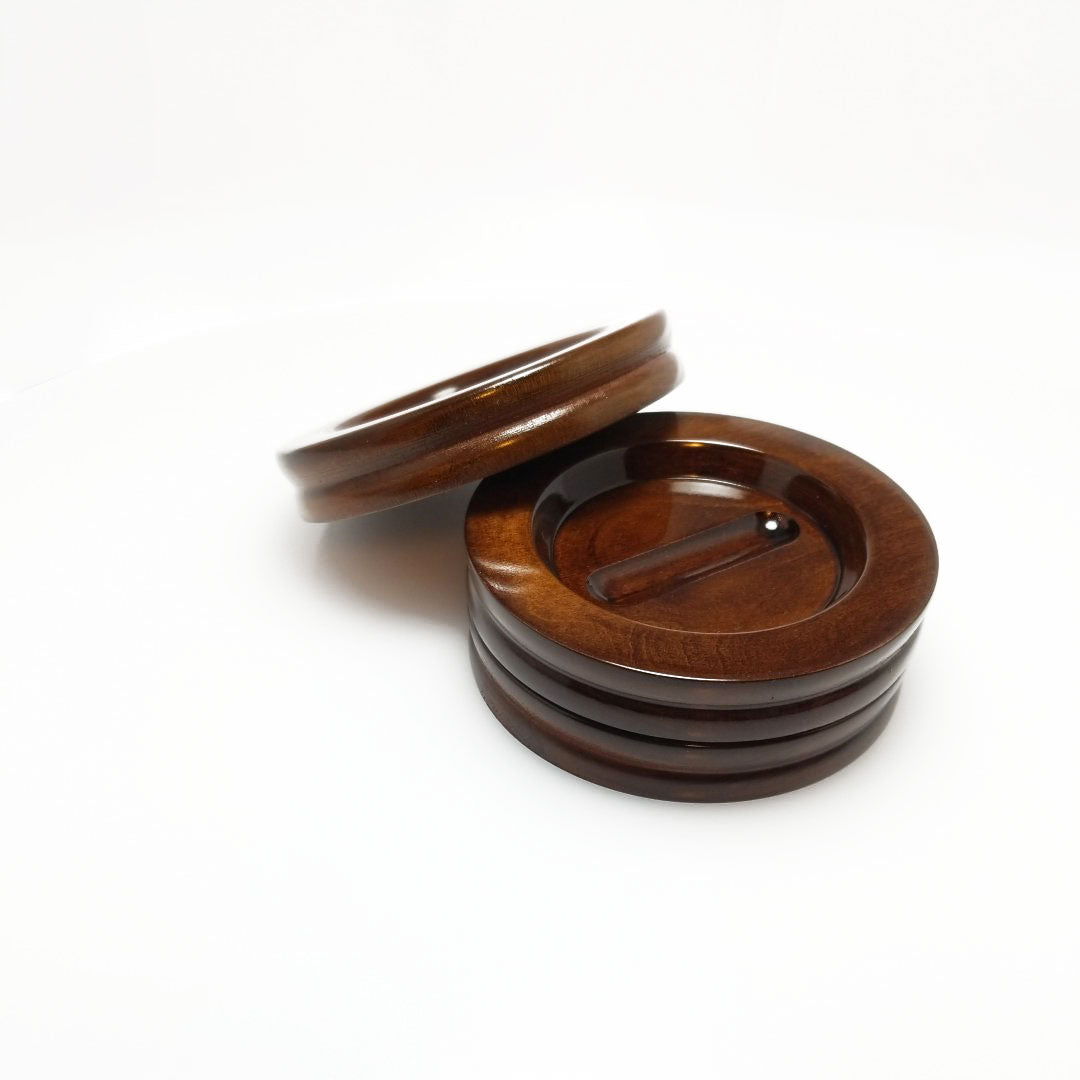 5" High Polish Piano Caster Cups Jansen