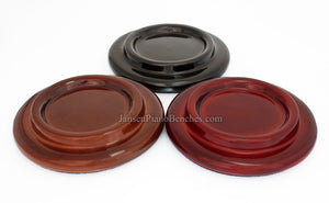 high gloss piano caster cups grand pads