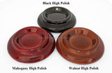 upright piano caster cups high polish finish walnut mahogany