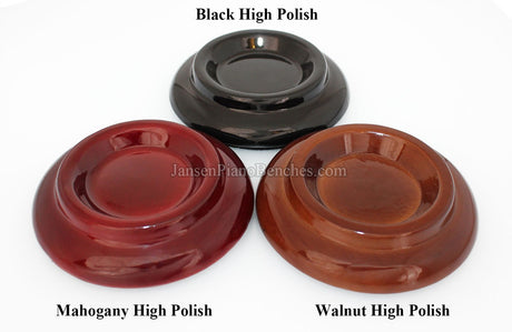 upright piano caster cups high polish finish walnut mahogany