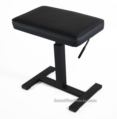Hydraulic piano bench adjustable height