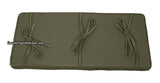piano bench cushion ivy green