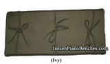 piano bench cushion ivy by GRK