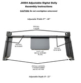 adjustable digital piano dolly
