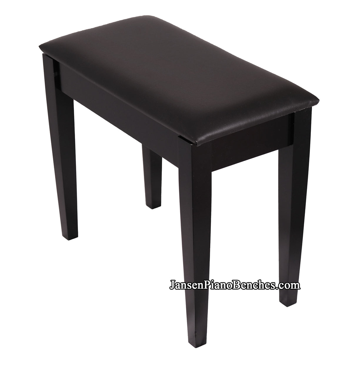 satin black piano keyboard bench Jansen
