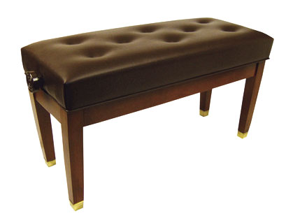 walnut jansen duet petite artist bench