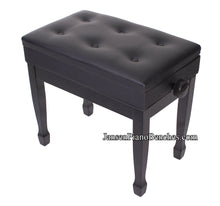 Load image into Gallery viewer, Jansen Piano Bench J850 Adjustable Black High Gloss
