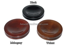 Load image into Gallery viewer, jansen black walnut and mahogan piano caster cups