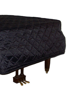 jansen piano cover black quilt nylon