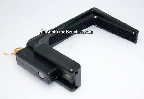 upright piano lock lucite by Jansen