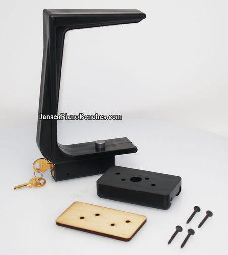 piano fallboard lock made of lucite