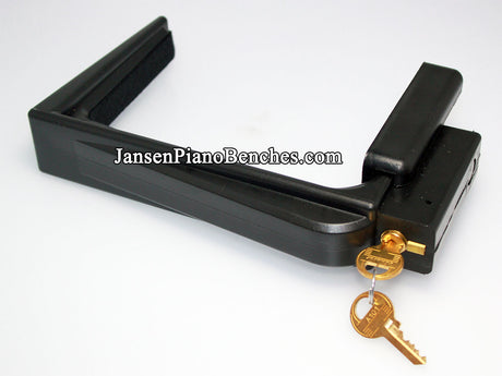 jansen grand piano lock lucite