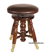 Load image into Gallery viewer, Adjustable Piano Stool With Claw Feet
