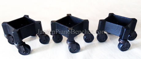 jansen square piano leg dolly J4018-S