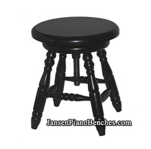 Load image into Gallery viewer, jansen piano stool black ebony j60