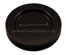 Load image into Gallery viewer, hardwood grand piano caster cup satin blac