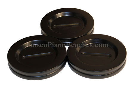 jansen grand piano caster cups ebony finish
