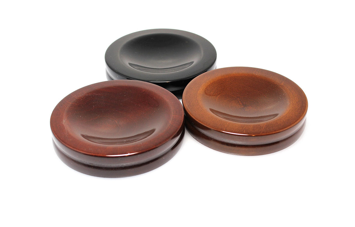 4" Jansen Satin Piano Caster Cups