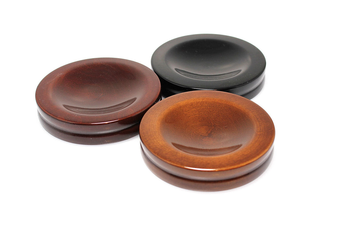4" Jansen Satin Piano Caster Cups