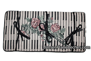 Keyboard Rose Piano bench cushion pad