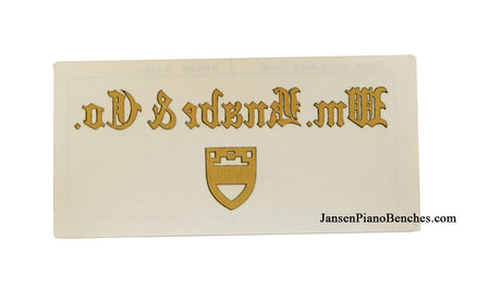 knabe piano decal logo