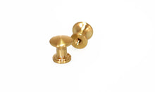 Load image into Gallery viewer, Brass Piano Desk Knobs - Fallboard Lid Knobs