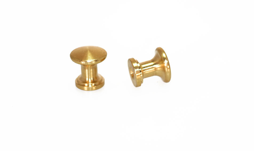Brass Piano Desk Knobs - Fallboard Lid Knobs