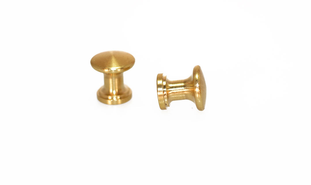 Brass Piano Desk Knobs - Fallboard Lid Knobs