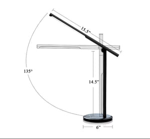 piano lamp dimensions