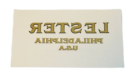 lester piano decal