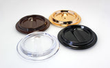Black Lucite Piano Caster Cups 4-1/2"
