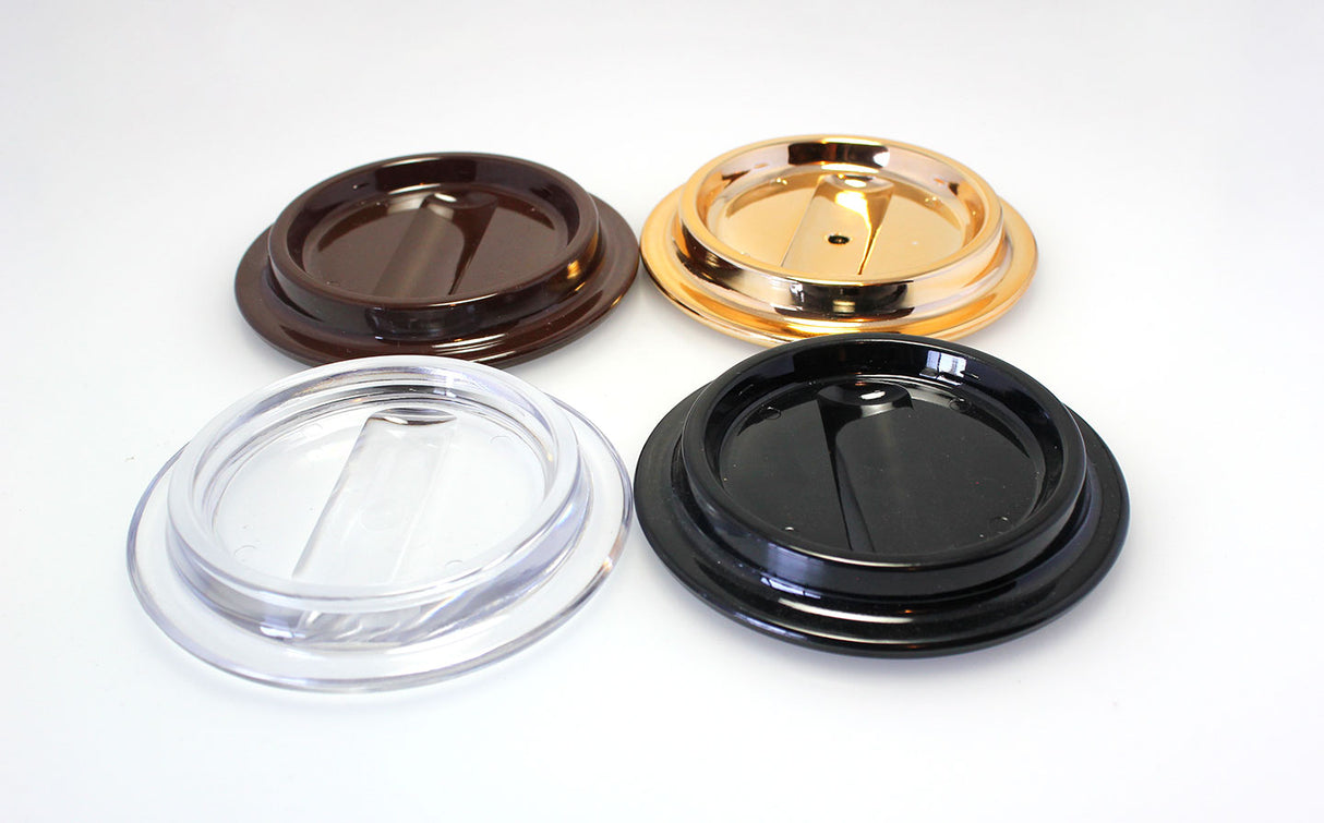 Black Lucite Piano Caster Cups 4-1/2"