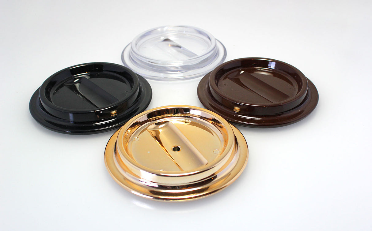 Black Lucite Piano Caster Cups 4-1/2"