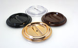 Black Lucite Piano Caster Cups 4-1/2"